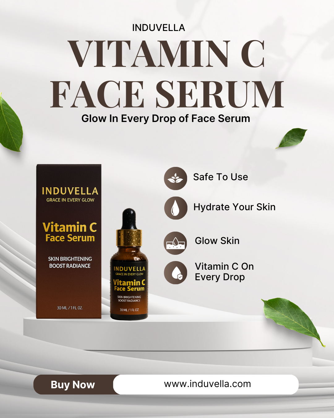 Face Serum & Face Cream Combo Vitamin C